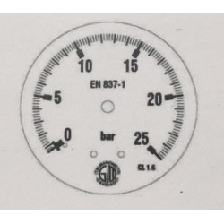 Manometro GR100 0/25bar...