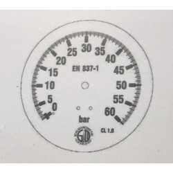 Manometro GR100 0/60bar...